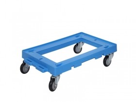 China Multi - Function Delivery Logistics Transfer Cart / Plastic Dolly Trolley on sale
