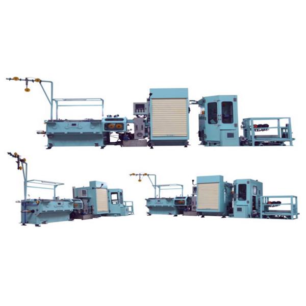 Single Portal Spooler Cable Drawing Machine , Automatic Loading Wet Drawing Machine
