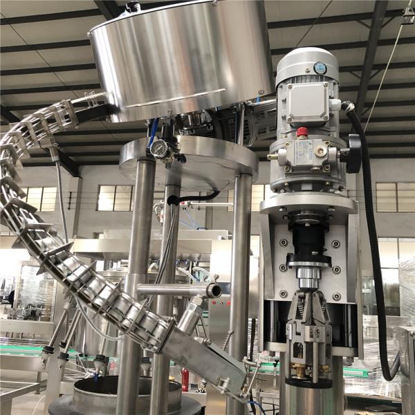Ropp Aluminium Screw Automatic Bottle Capping Machine For Milk