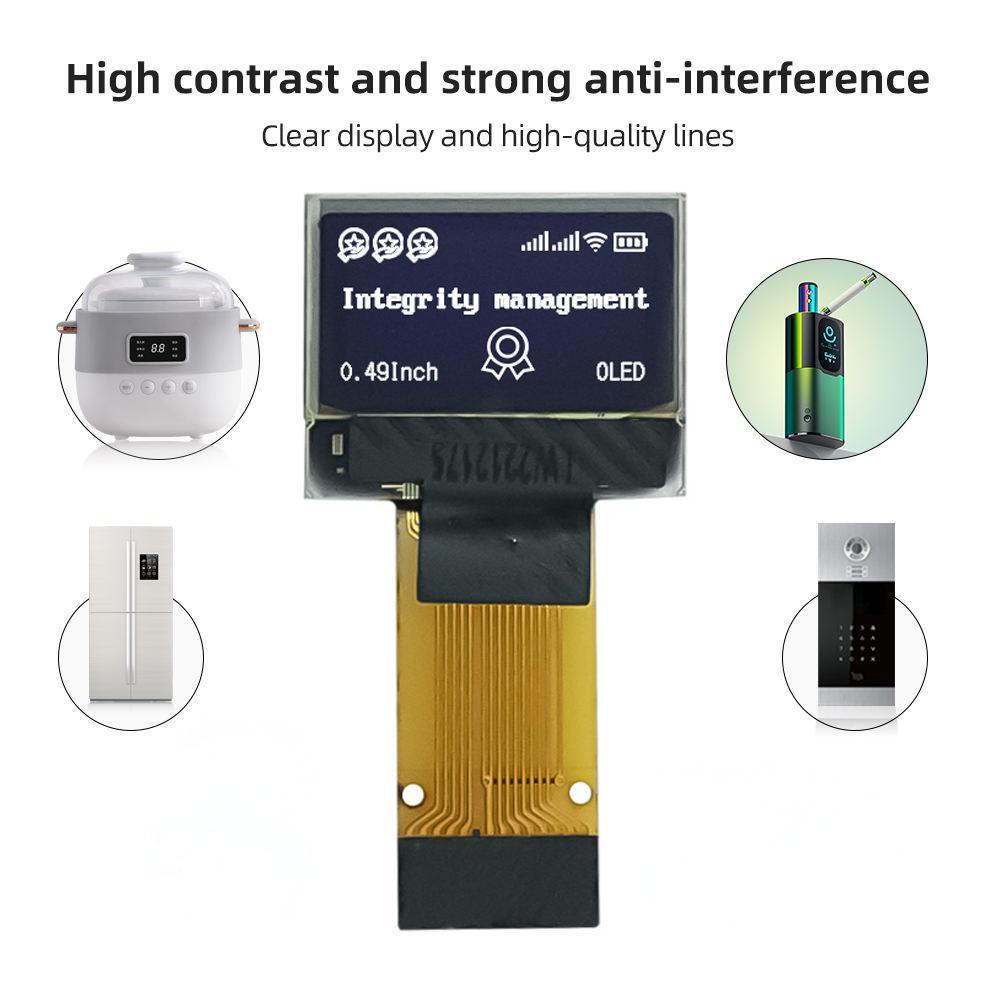 0.49”OLED Display Module with 64x32 Resolution and I2C Interface