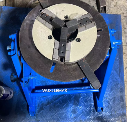 50KG Welding Positioner Small Rotary Tilt Welding Turntable for Flange Pipe Fitting