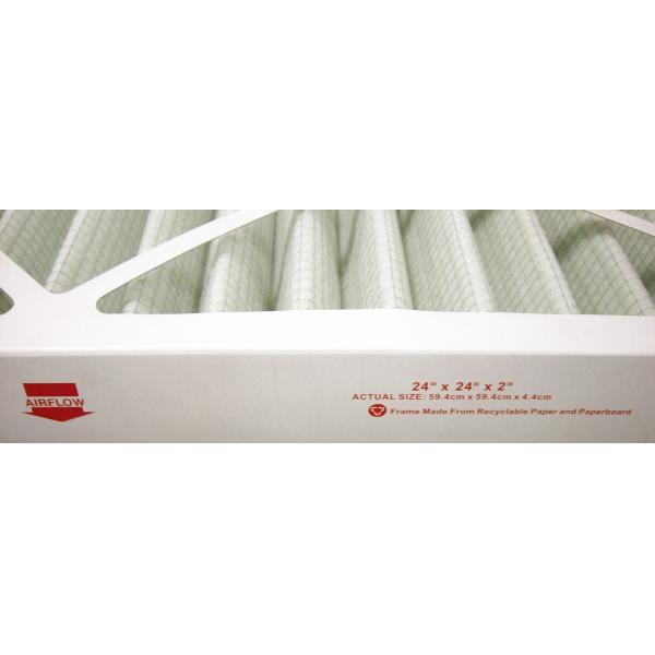 Disposable Z - Line Pleated Panel Air Filters , Industrial Air Purifier With Washable Filter