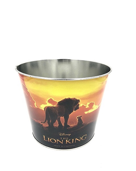Food Grade Metal Popcorn Tin for Party Snacking