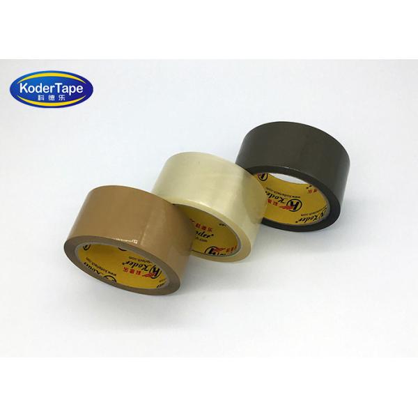 Round Plastic Bopp Adhesive Tape , Clear Adhesive Sticky Roll Tape With Stong Adhesive