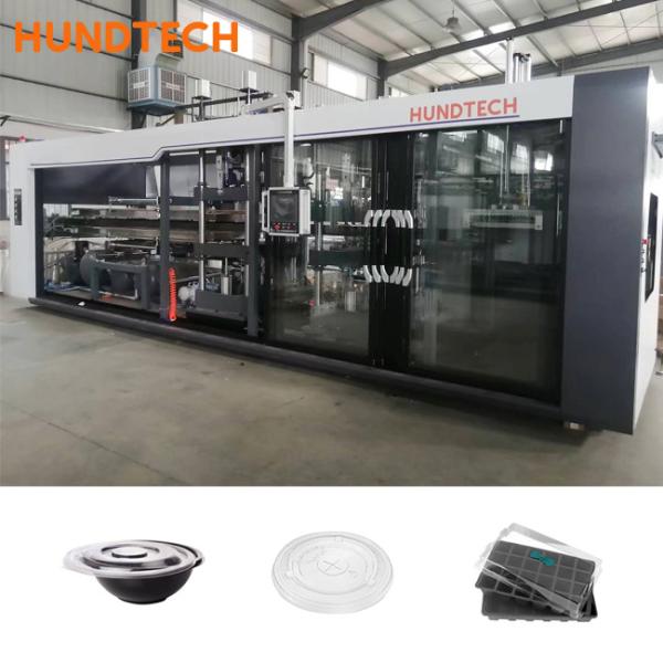 Noodle Bowl PE PS Disposable Thermoforming Machine 720mm Length
