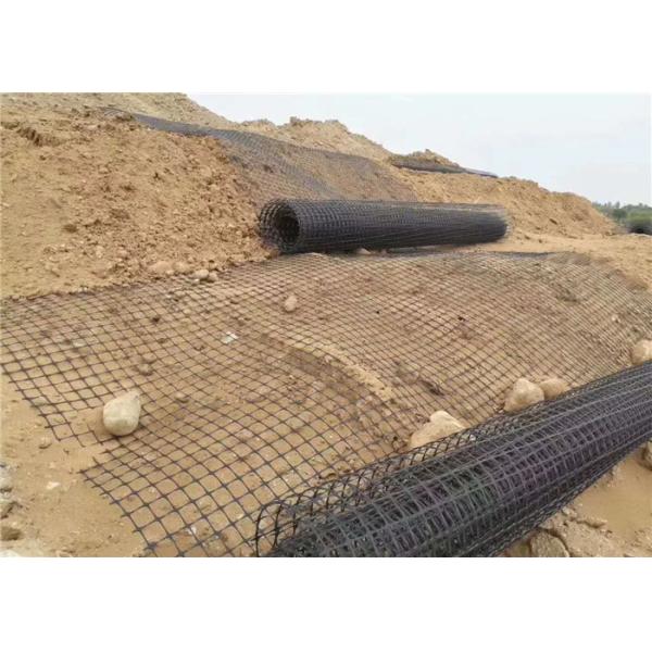 60kn Biaxial Glass Fiber Geogrid For Soil Reinforcement