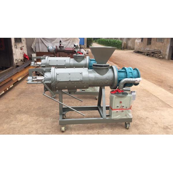 Chicken Manure Dryer Machine Screw Press Separator Special Design Sliver Color