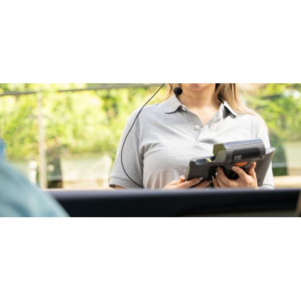 Hand Held POS With 10.1 Inch IPS 1280*800 Display Screen And 58mm Thermal Printer