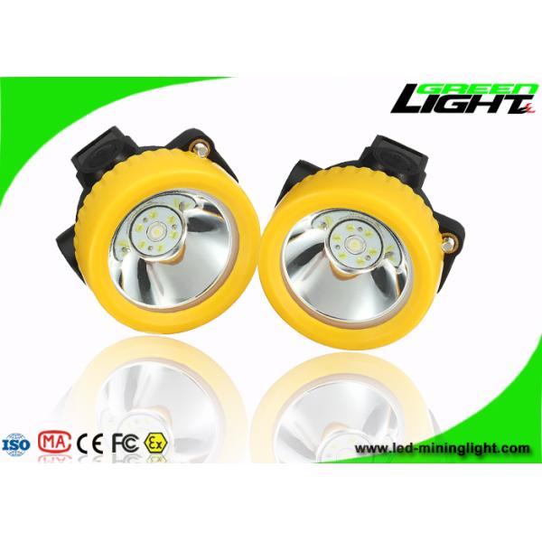 Portable Cordless LED Mining Light Rechargeable Headlamp 2.2Ah Lithium Ion Battery