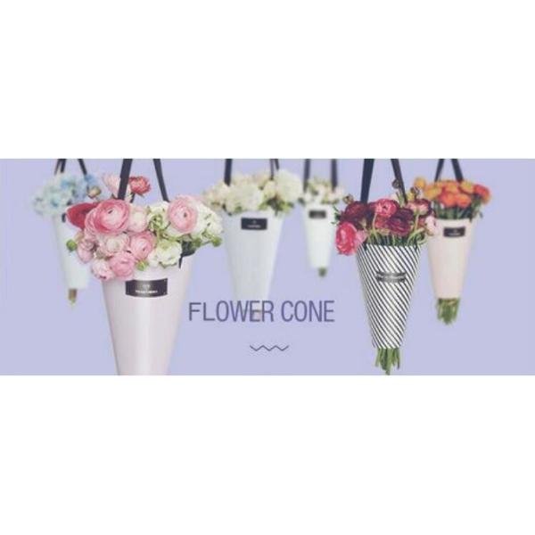 corrugated fruit packing box, kraft paper, gloss lamination, offset printing, foldable box,flower cone,flowral packaging