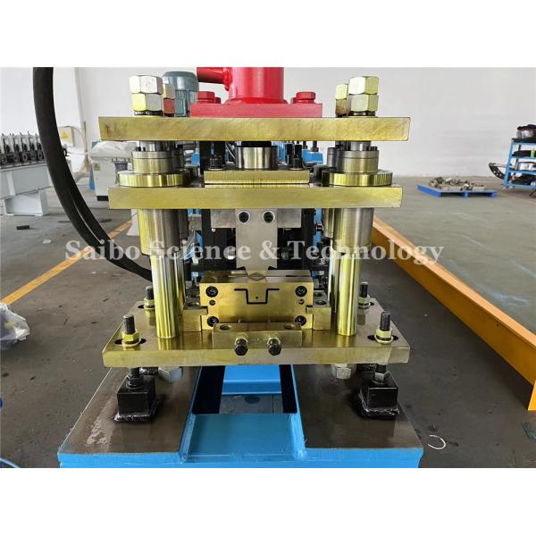 Wall Panel Structure Drip Trim Roll Forming Machine 0.5mm By Chain Drive