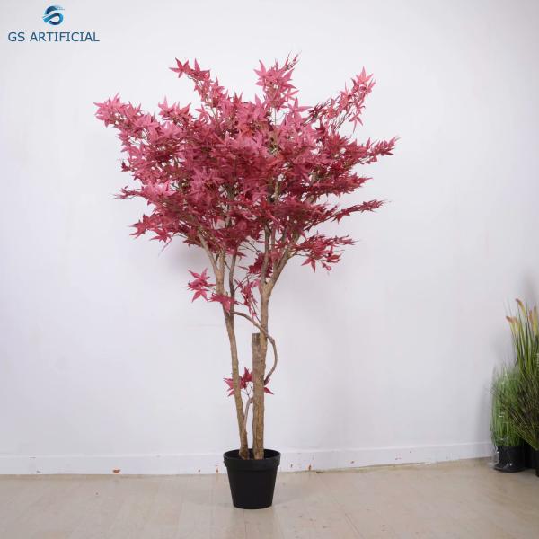 Artificial Fiberglass Decorative Tree Centerpieces Maple Tree Indoor / Outdoor