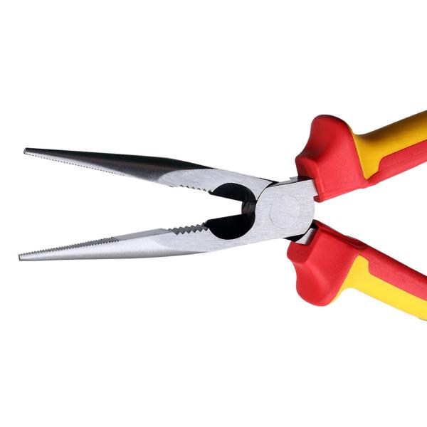 Insulated hand tools High Hardness Snipe Nose Pliers VDE 6" 8"