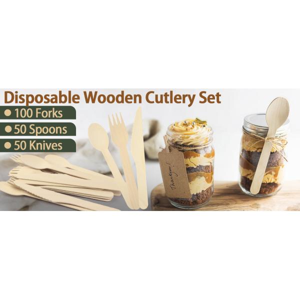 wooden cutlery set