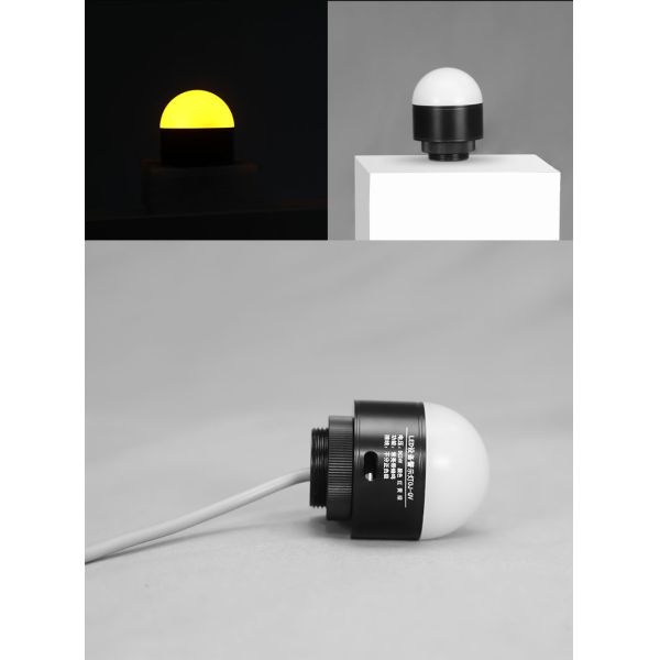 RYG LED Indicator Lamp Mini Signal Warning Light With Length Wire 0.5m And Input DC24V