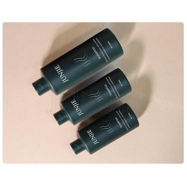 250ml PET Lotion Container Cylinder Flat Shoulder Cosmo Round Lotion Shampoo and Conditioner Plastic Bottles With Pump Cap