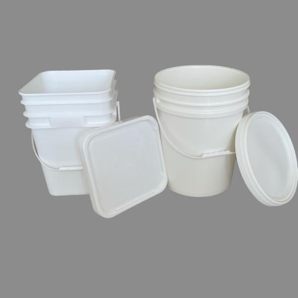 Customize Your Packaging with 2L Round Plastic Buckets and Tamper Evident Handle