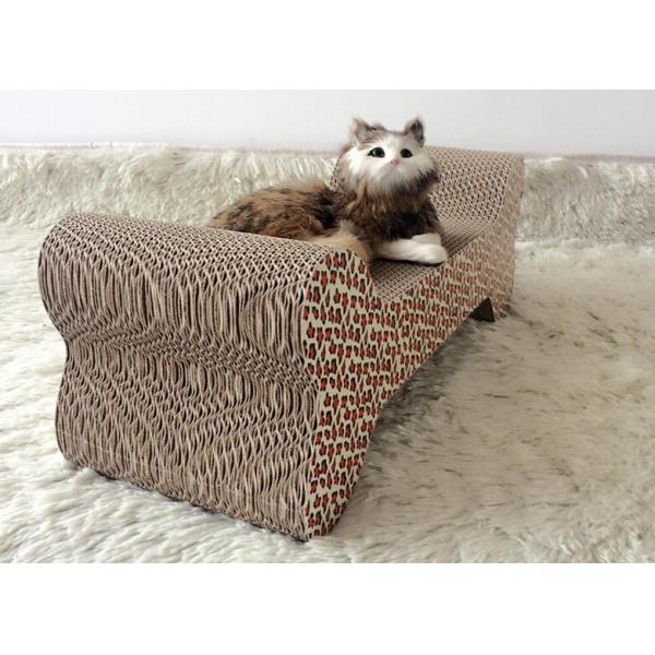 Training Cat Scratch Pad Cardboard Customized Shaped With Distinctive Smell