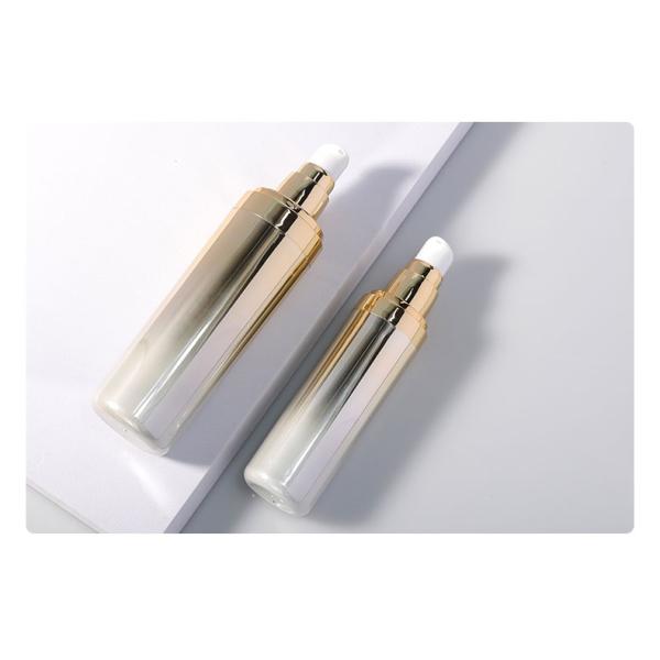 Electroplate Luxury Acrylic Set Liquid Foundation Bottle Face Cream Jar Pumb Spray Bottle For Cosmetic Packaging