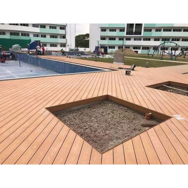 Wood Plastic Composite Wood Exterior Wall Panel WPC Wall Cladding PE Co Extrusion