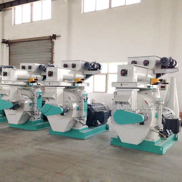 Ring Die Pelletizer Rice Husk Pellet Making Machine Reducer Drive 650×330×730 Mm