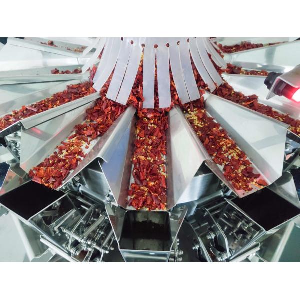 Multi Functional Vertical Automatic Packaging Machine For Chili Pepper Potato Chip Weighing