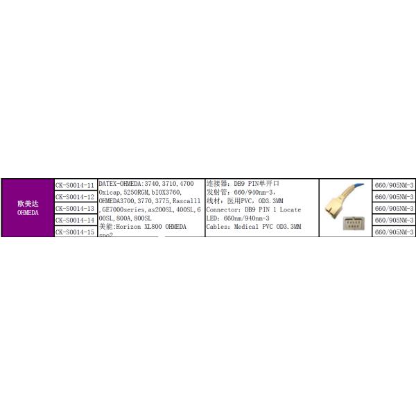 Datex Ohmeda Spo2 Probe Sensor 9 Pin Disposable SpO2 Sensor Infant Use