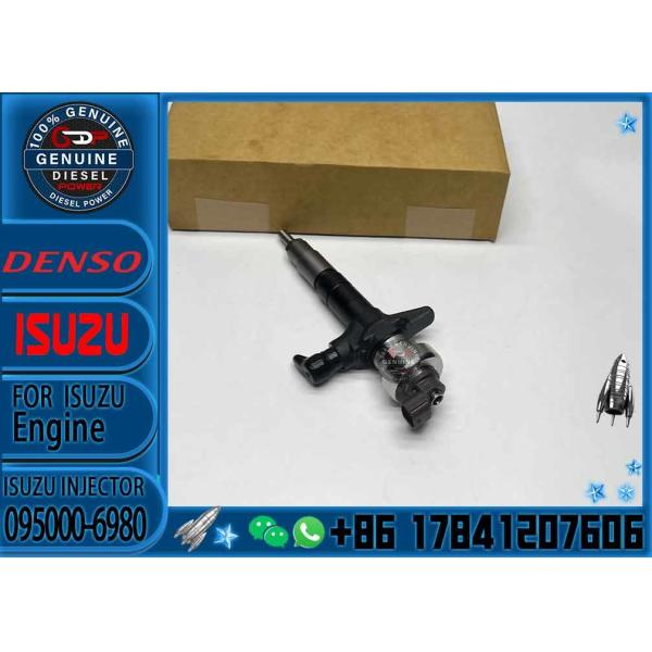 Genuine New 4JJ1 Dmax 3.0L 095000-6980 Common Rail Injector 8-98011604-5 8-98011604-1 For Isuzu 4JJ1