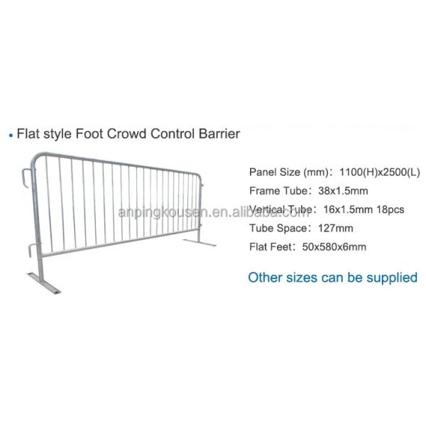 Australian Standard Temporary Fence Panel Size 6ft x 10ft for Event Construction Site