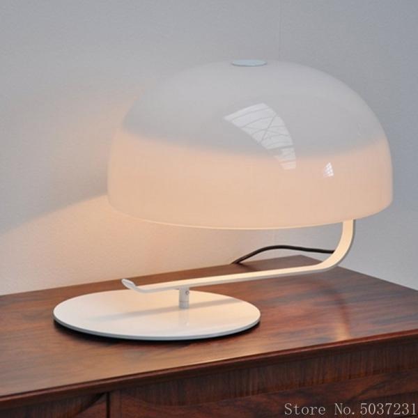 Nordic Simple Mushroom Table Lamp Post-Modern Light Zanuso Table Lamp(WH-MTB-204)