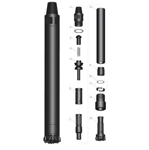 DTH Rock Drilling Hammer