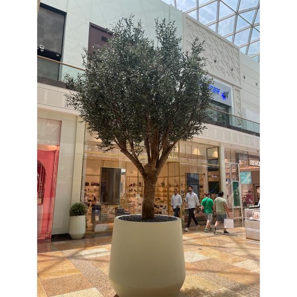 10-13ft Customizable Large Artificial Banyan Ficus Tree With Dense Canopy - Lobby Centerpiece For Commercial Spaces