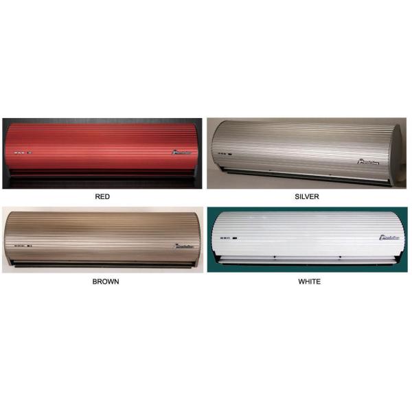High Powered Golden Brown Entryway Cooling Air Curtain With SASO