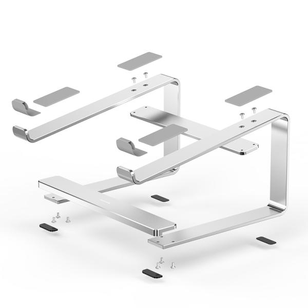 15.6 inch Strong Stable Notebook Desk Stand Grey 290mm Length Storeable