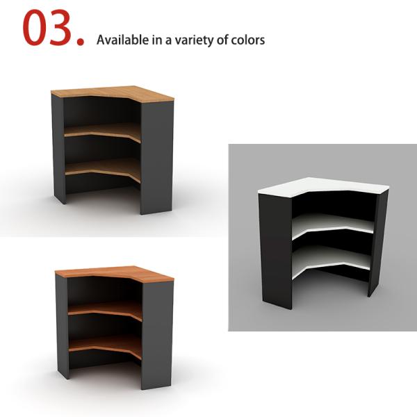 Foshan Irregular Document Storage Cabinet, Office Corner Shelf, Customizable Color