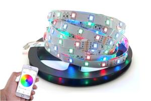 China Wifi APP Control Smart Alexa Bluetooth LED Strip No Hub Requierd With Alexa And Google Home on sale