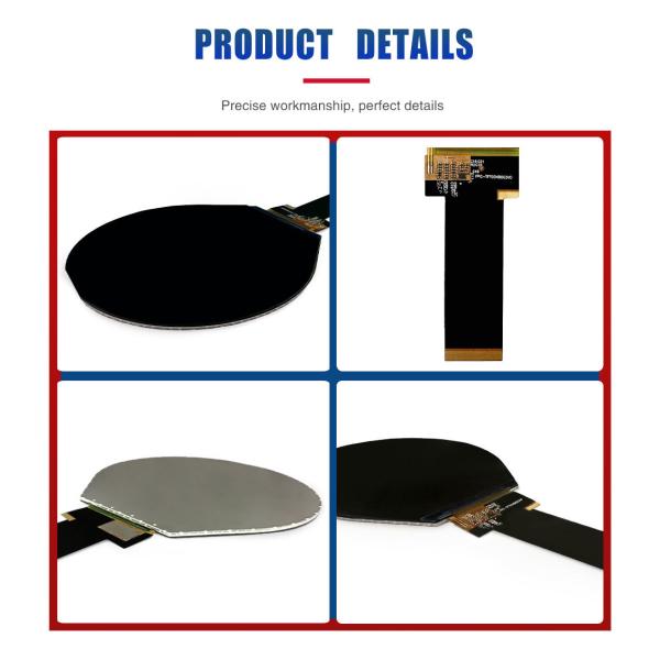 3.4 Inch Circular TFT LCD Display 800x800 Resolution IC JD9365DA MIPI LCD Module
