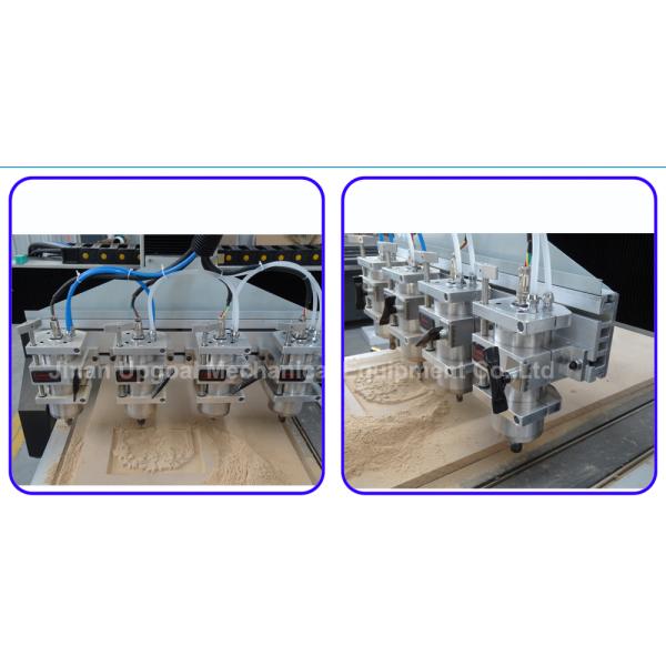 4 Spindles 700*1800mm CNC Engraving Cutting Machine with DSP Control