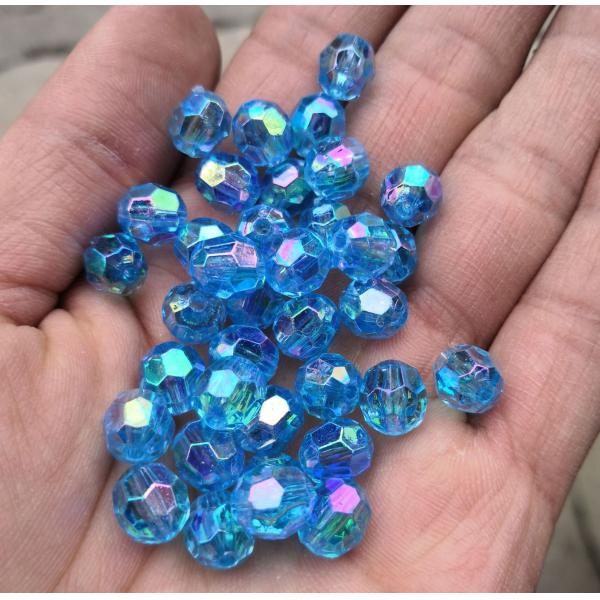 wholesale 3mm-16mm acrylic AB color bubble dazzling color pineapple corner bead DIY bead handicraft bag accessories