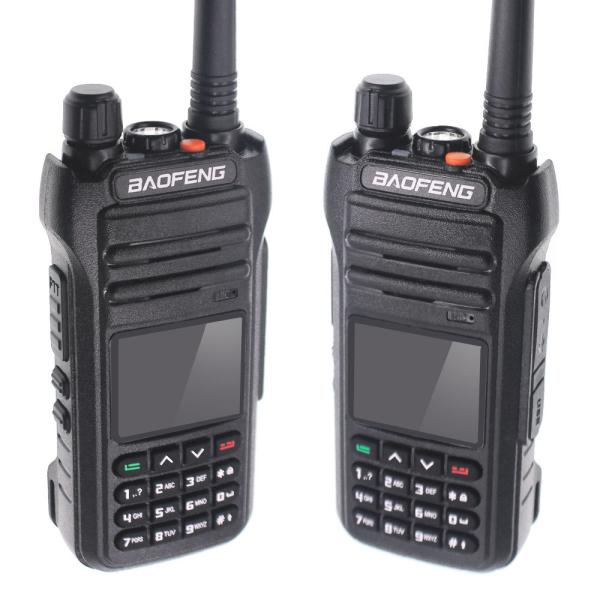 DM-1706 Portable Walkie Talkie with IPX4 Water Resistance 1500mAh Battery and 16 Storage Channels for Outdoor Communication