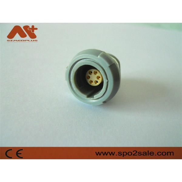 (G51M07-P06LFD0-0070) 1P pull push 6 pin single notch Plastic socket,plastic,Grey