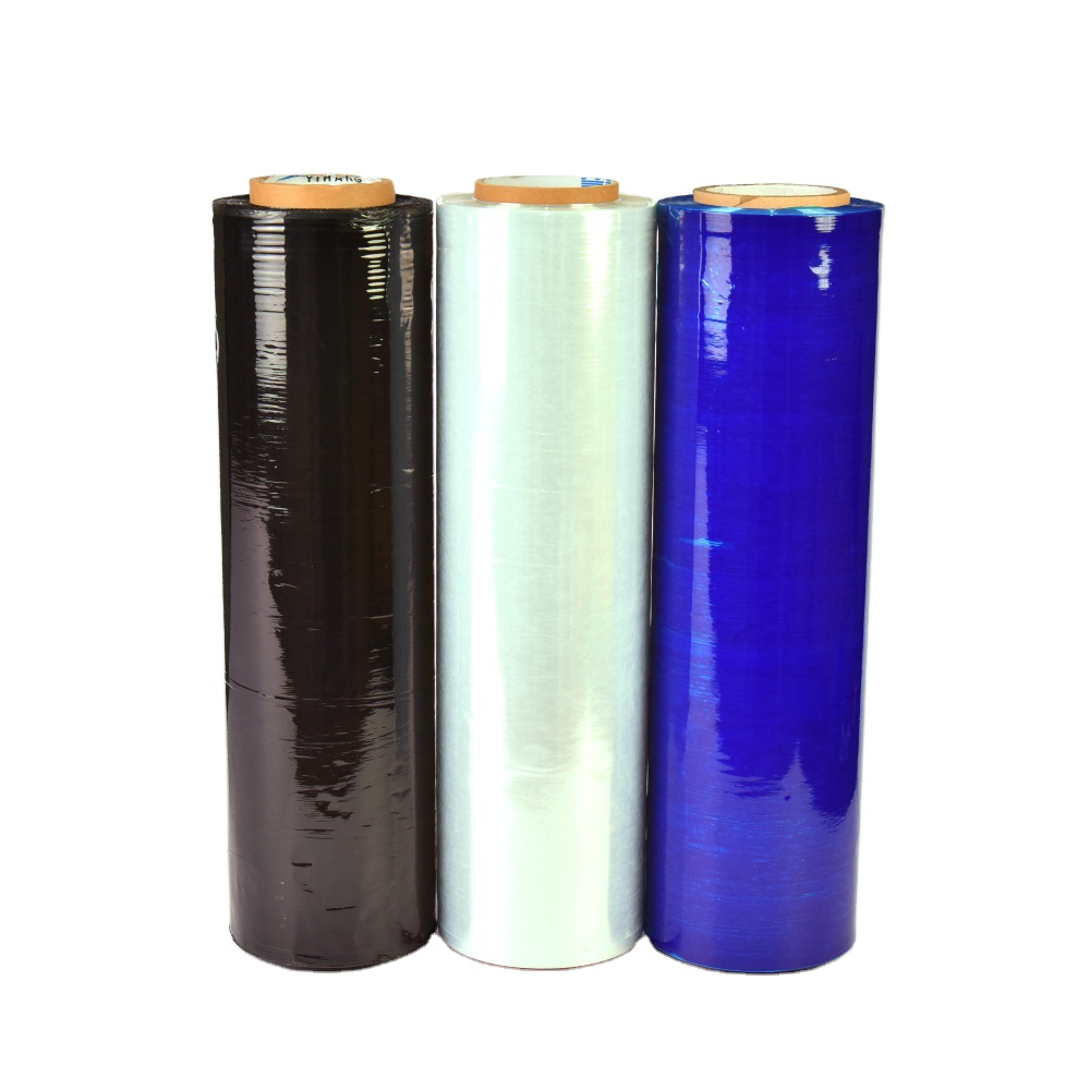 High Flexibility Soft Self Adhesive 9um 225% Stretch High Transparency Hand Stretch Film Food Beverage Foreign Trade Export