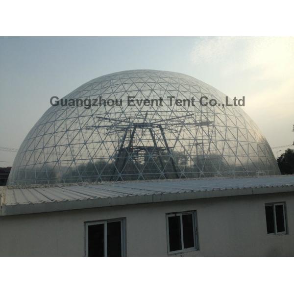 customized 30meter diameter big clear transparent geodesic dome tent