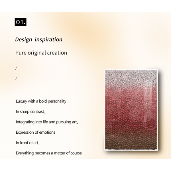 Waterproof and easy-to-clean surfaces Abstract Mixed Media Painting Handmade Home Decor