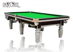 China Customized Amusement Game Machines  8FT Chinese Pool Black And Green Billiard Table on sale