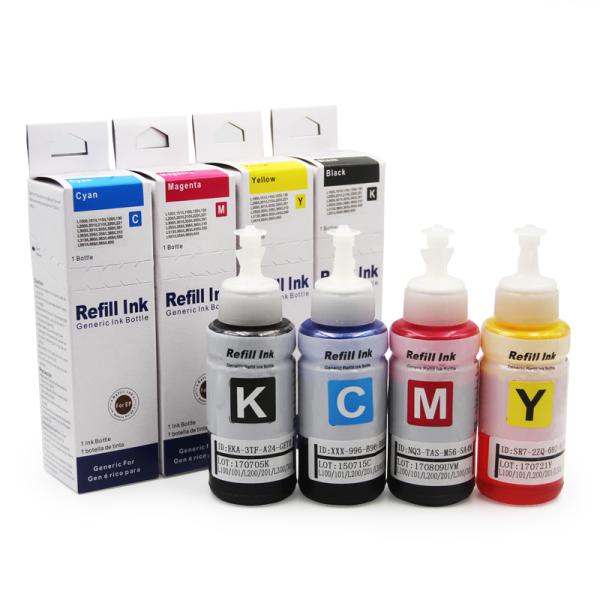 5% Coverage MSDS 70ML Compatible Bulk Ink For Epson 664
