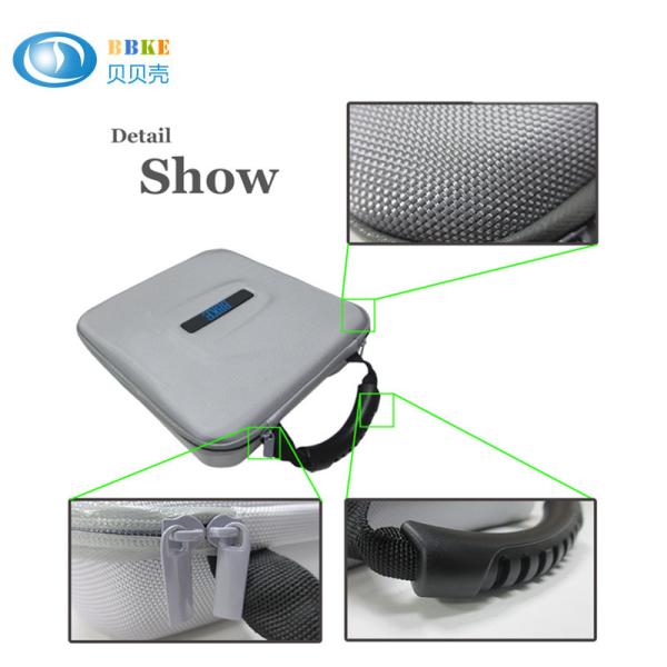 Grey Protective Pistol Hard Eva Case For Barrels , Eva Molded Case Carrying Tool