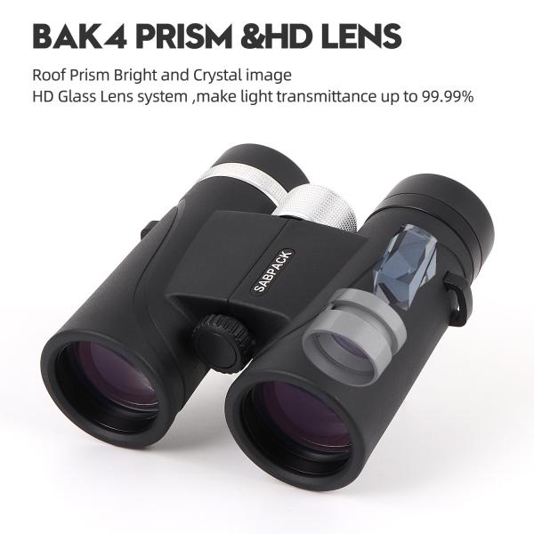 IPX5 Waterproof Hunting Telescope HD Lens Bak4 Prism Optics