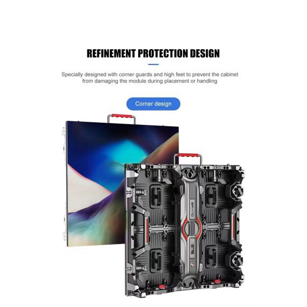 Lifespan hours 100000 P3.91 Indoor Rental LED Display for Stage Image HD Screen
