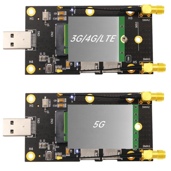 NGFF(M.2) To USB 3.0 Adapter With Dual NANO SIM Card Slot For 3G/4G/5G Module